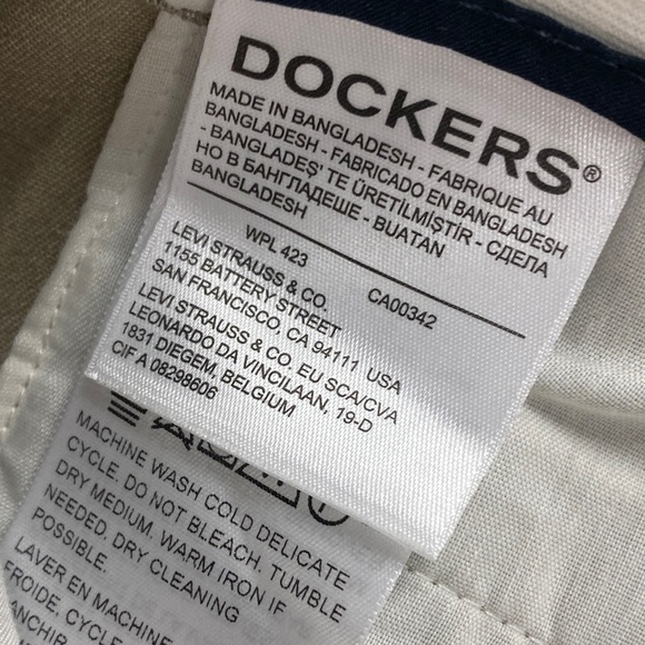 NWT Dockers classic stretch for performance easy khaki pants men’s 36 x 30 - Picture 7 of 11